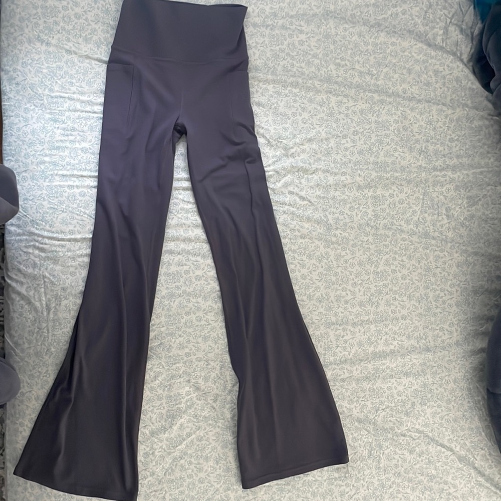 Athleta Flare leggings purple